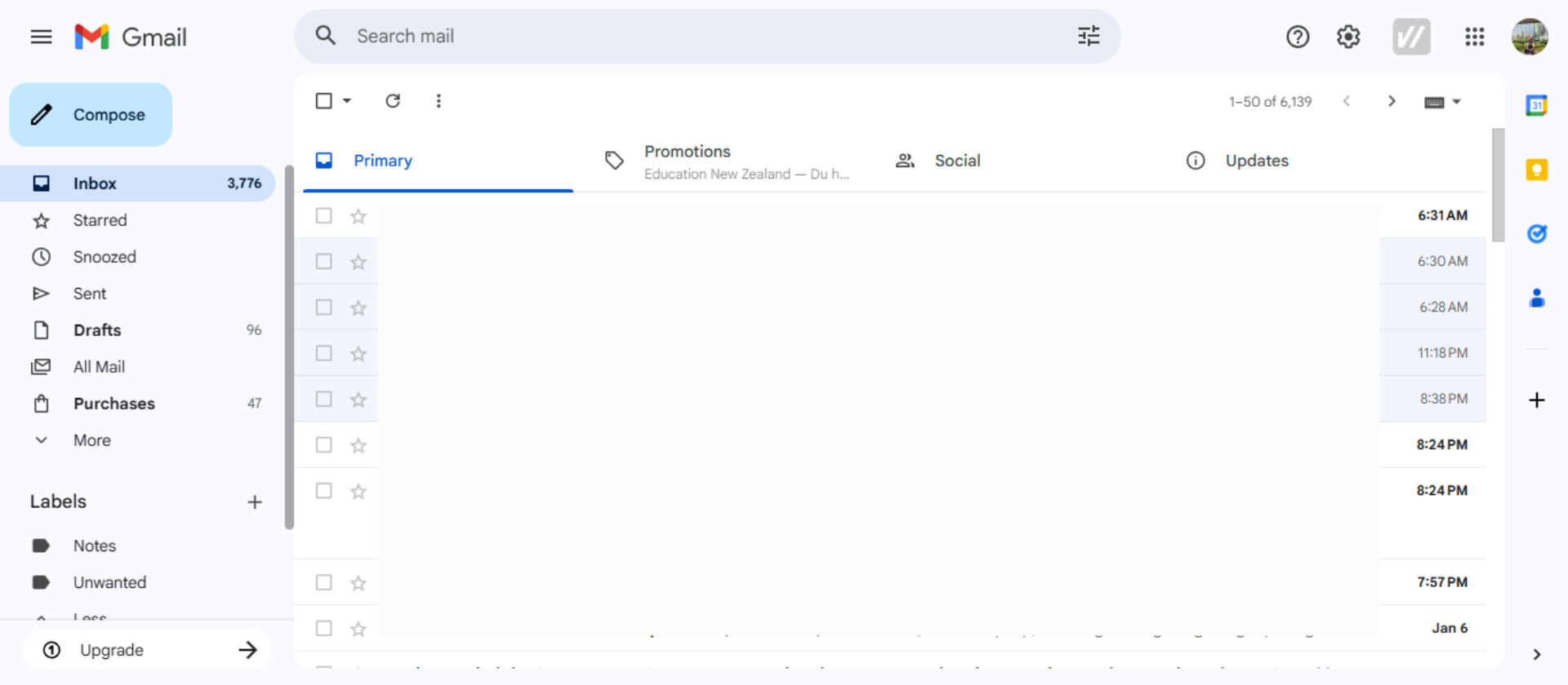 Ve a tu buzón de correo