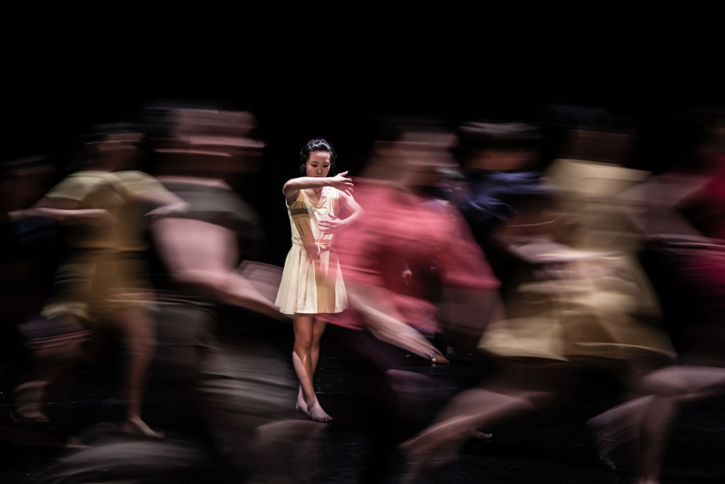 Slow shutter speed dance photography