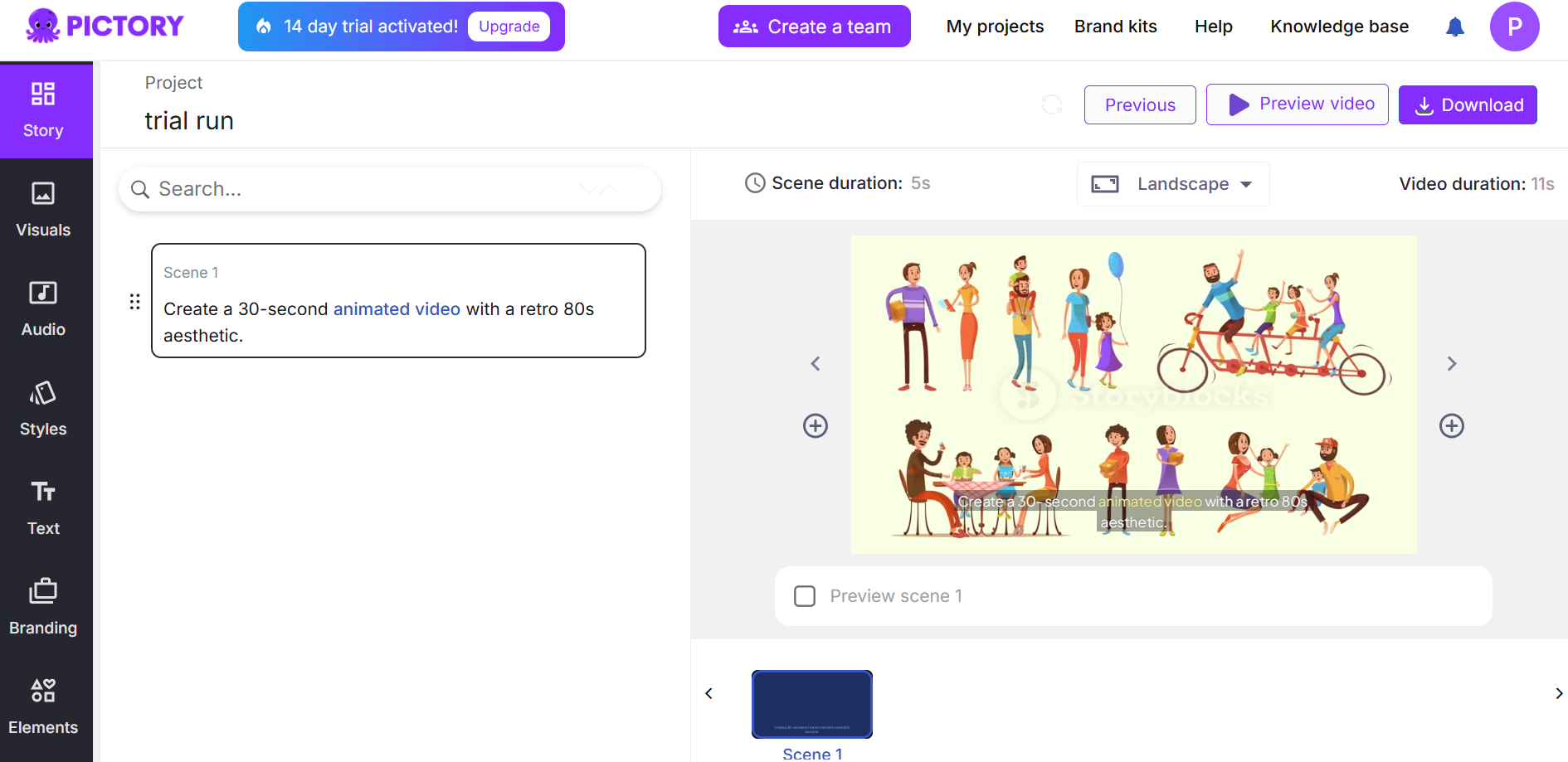 Text to video AI tool