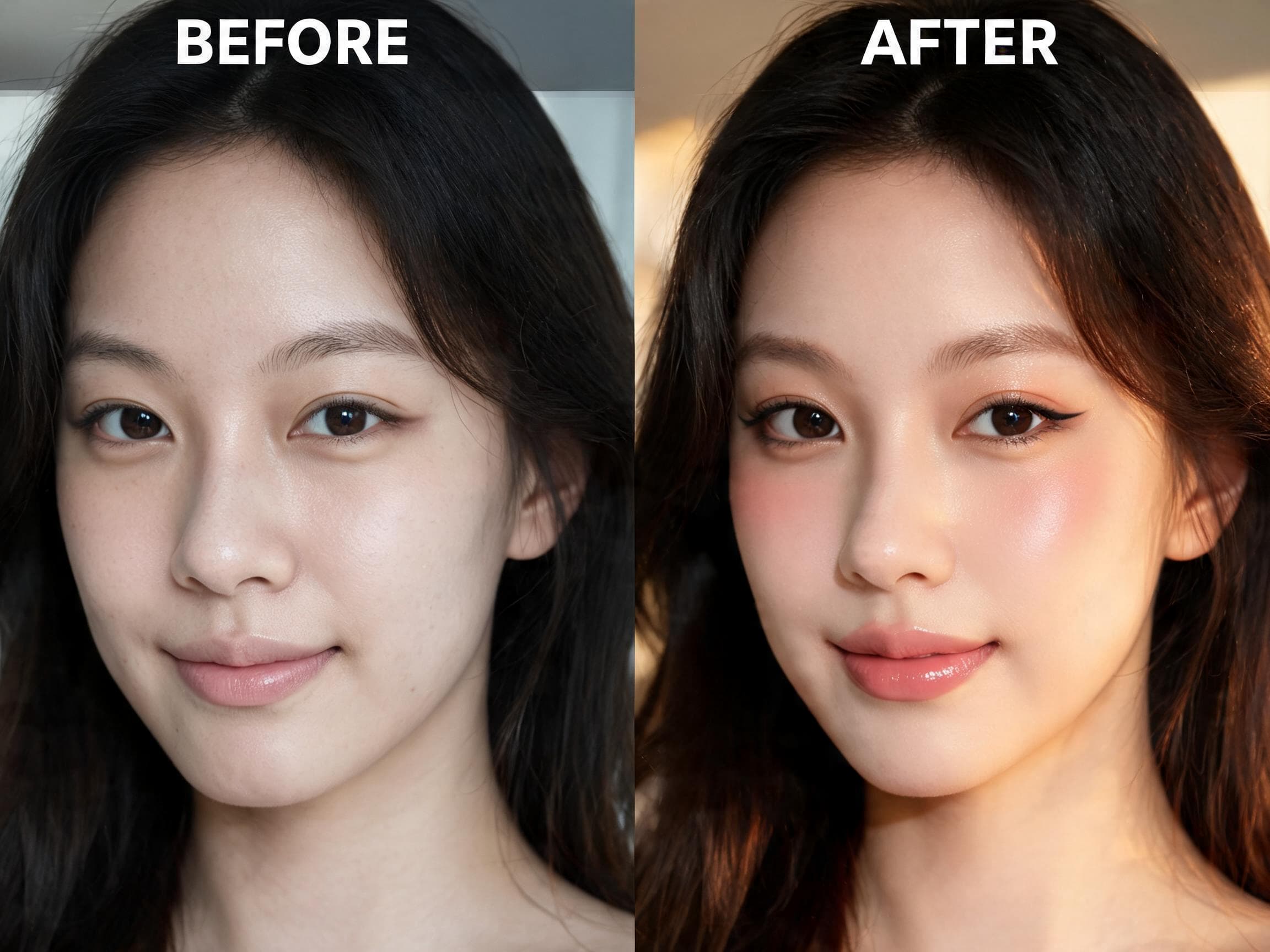 Prompt for a soft glam everyday glow-up
