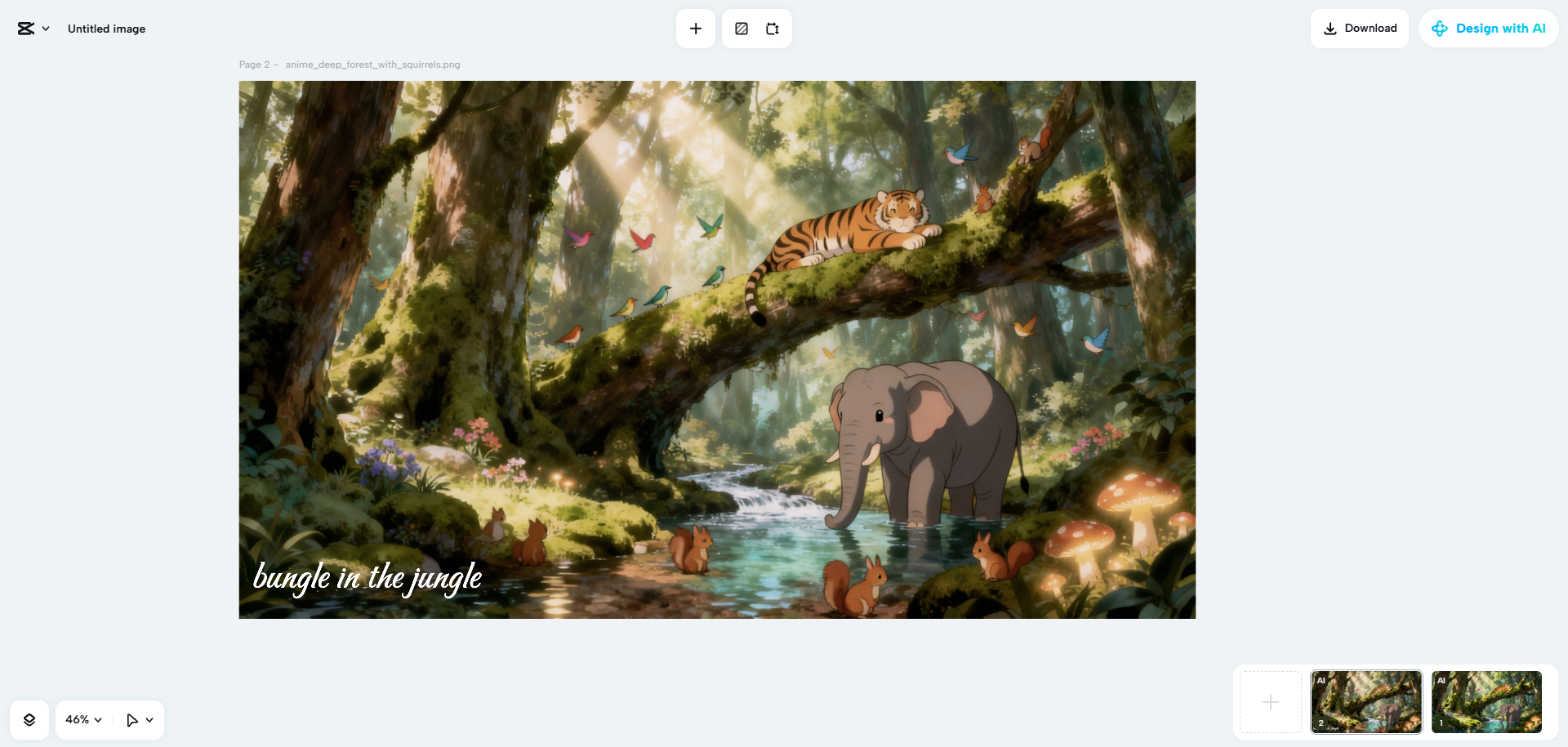 CapCut Web:s AI-designfunktion i praktiken