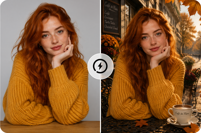 Create share-ready photos in seconds