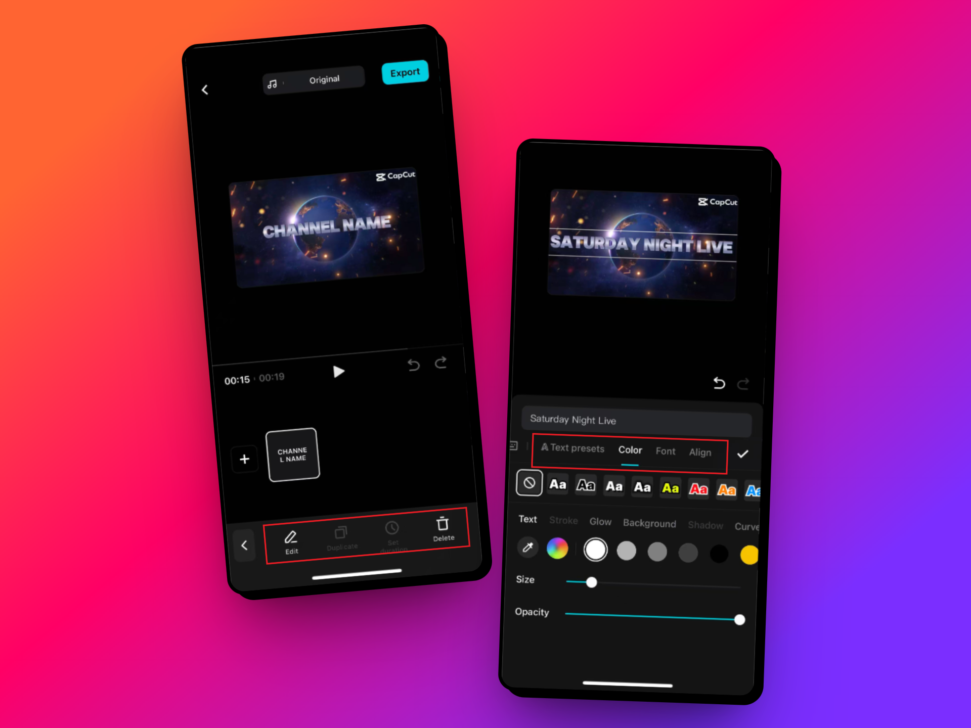 テンプレートをカスタマイズする