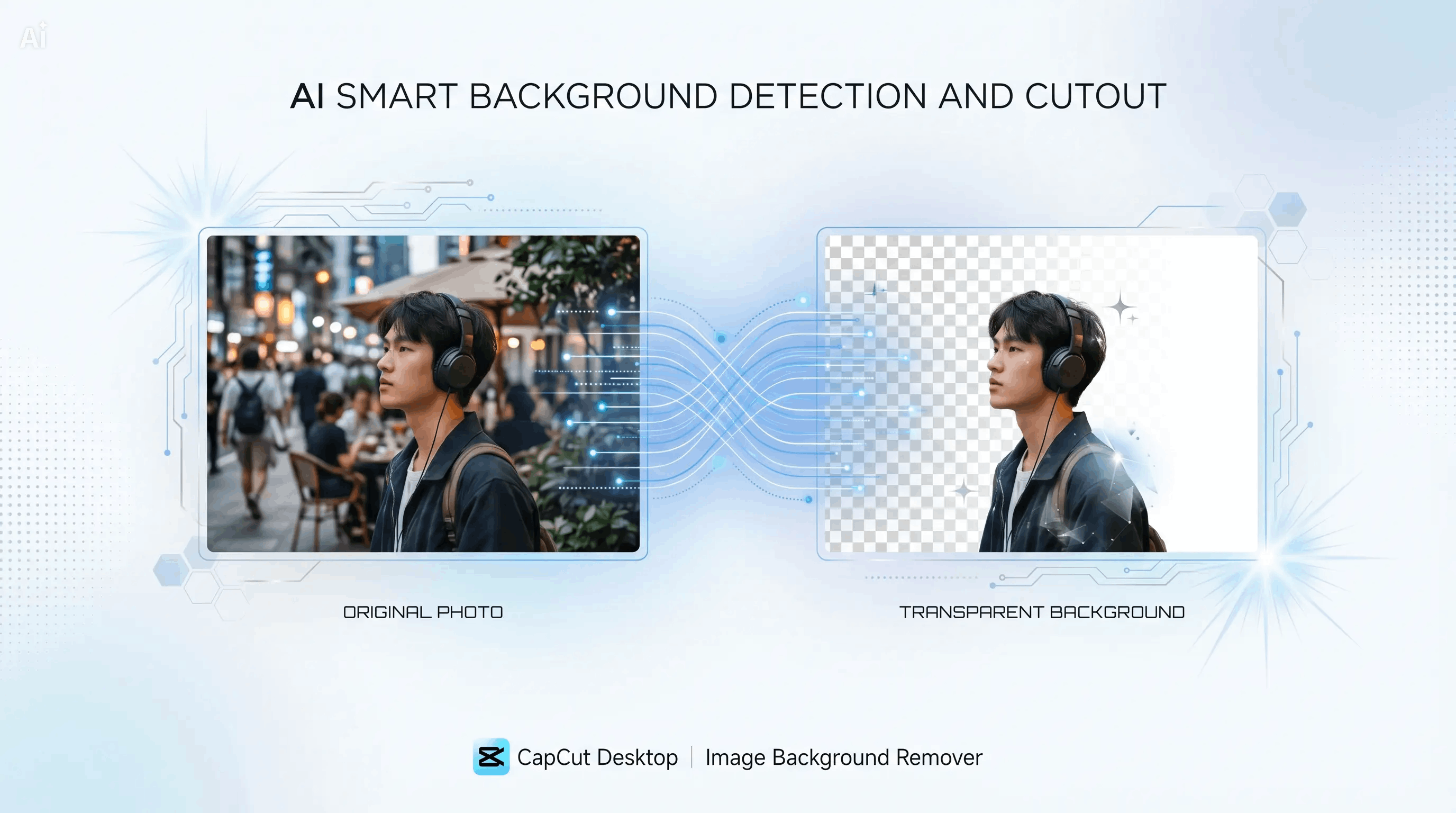 AI Smart Background Detection and Cutout