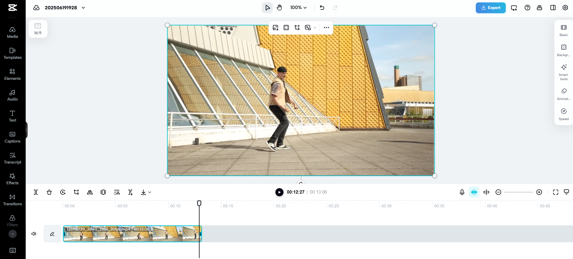 CapCut Web video editor