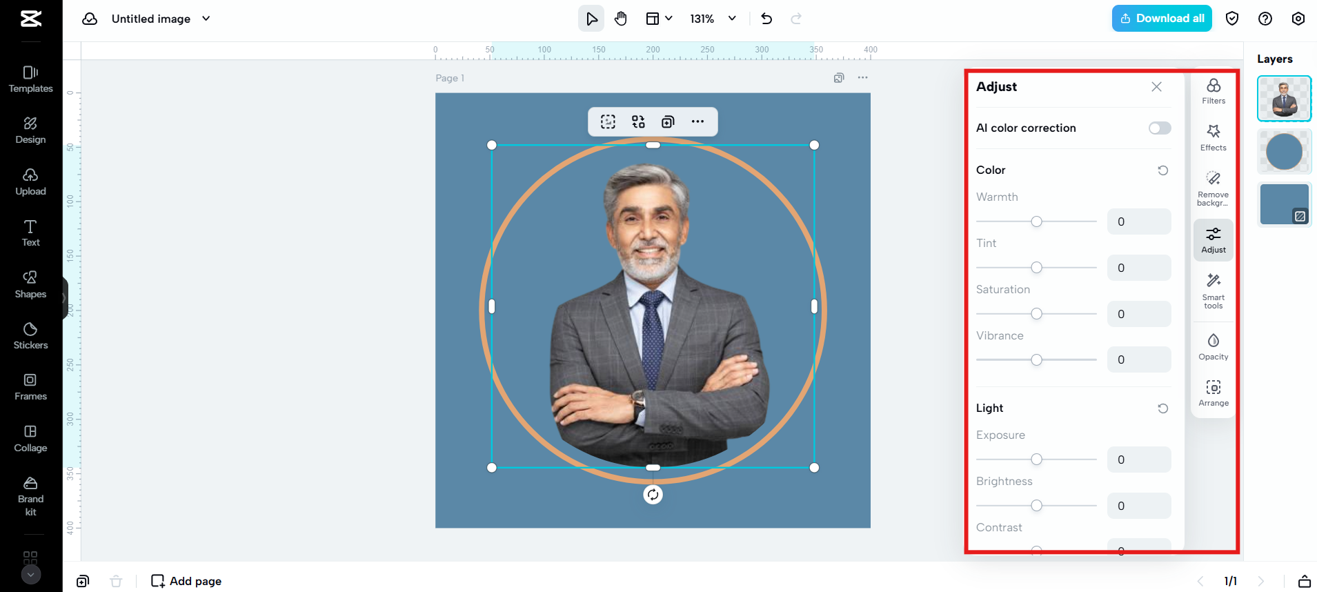 Customize with AI tools