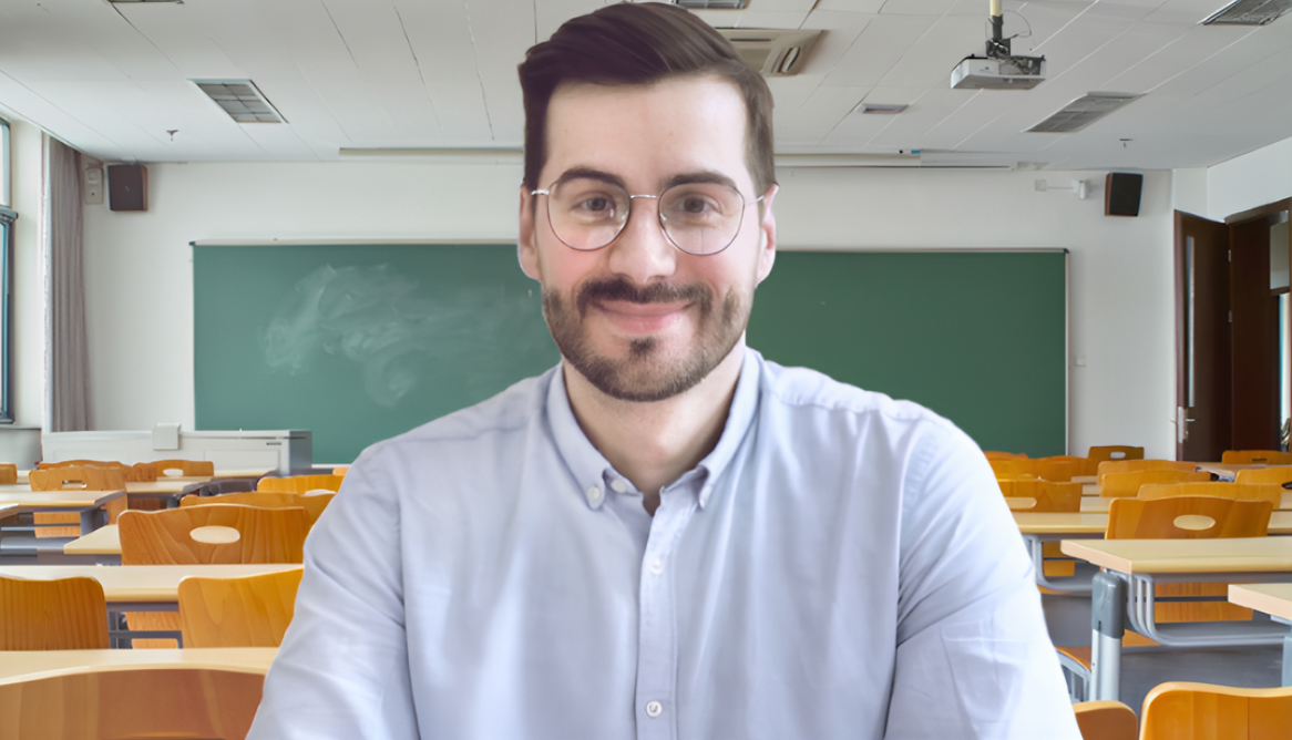 Online courses and training videos with virtual background