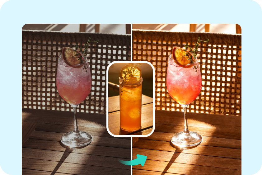 Viral look recreation