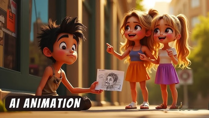 การมีส่วนร่วมของภาพและแอนิเมชั่นในเนื้อหา YouTube ไร้หน้า