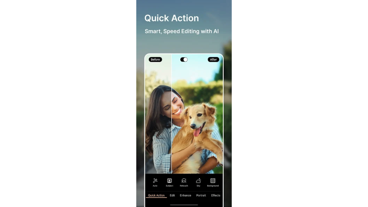 PhotoDirector - app for photo editing on android