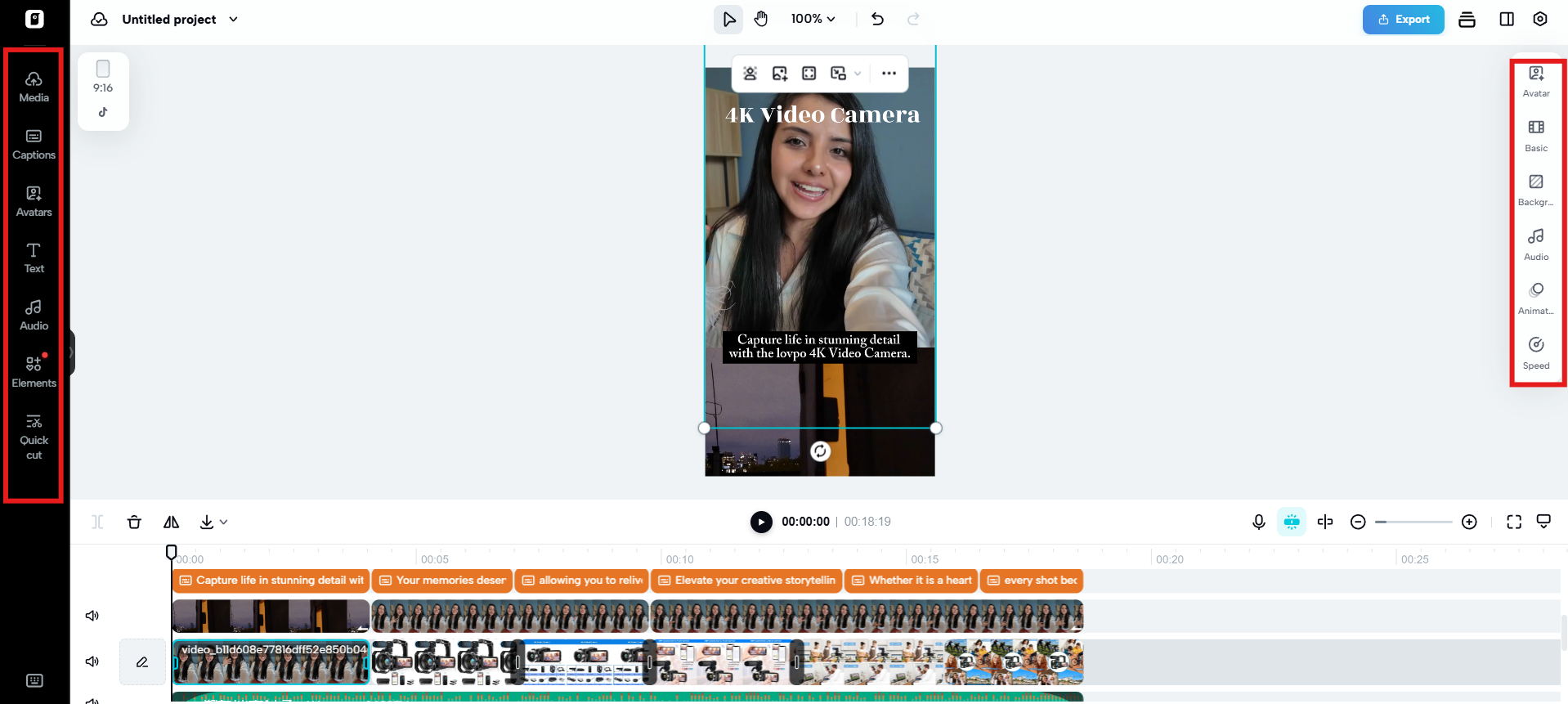 Edit more to refine the video