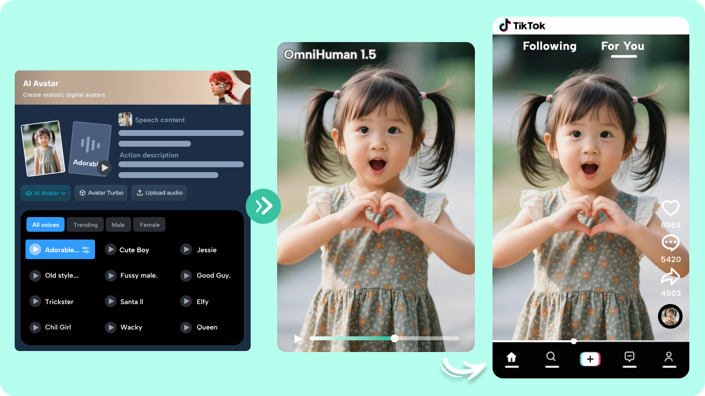 TikTok 비디오 메이커