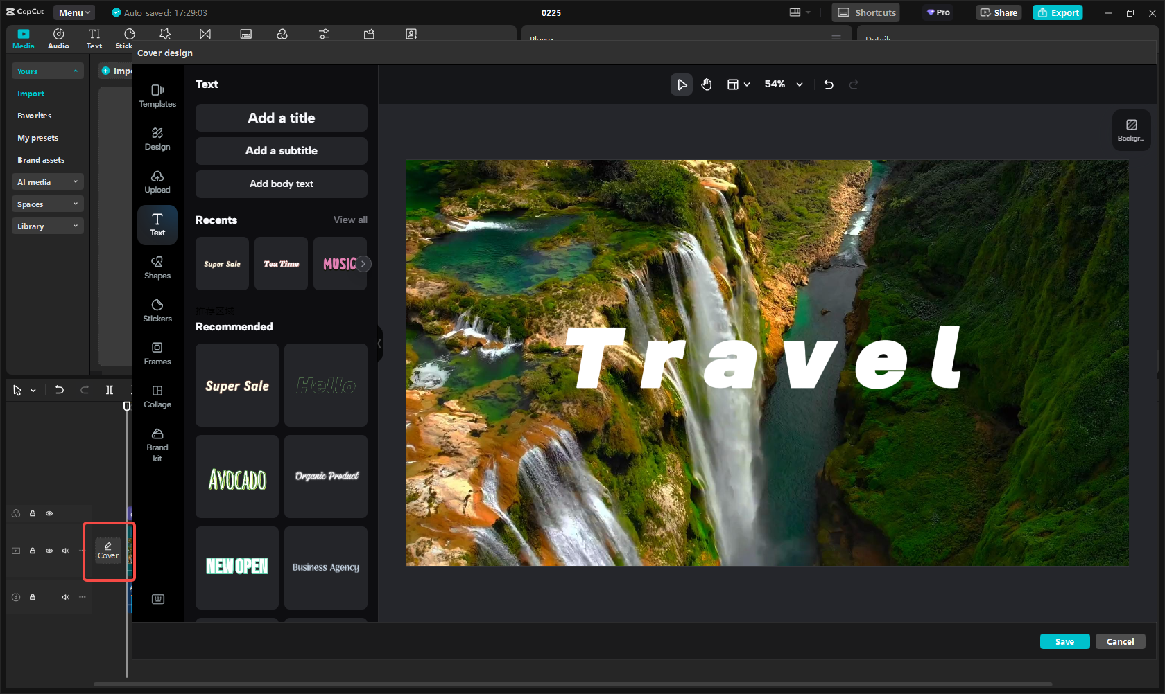 Stwórz przyciągającą wzrok miniaturę w CapCut