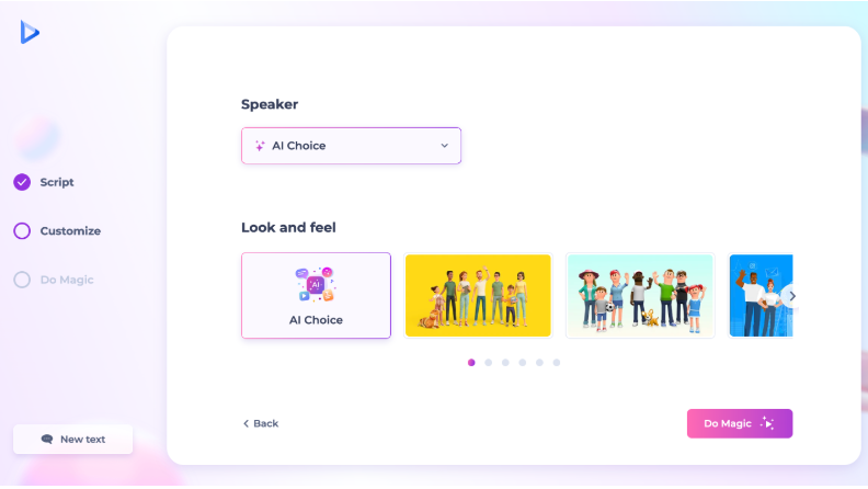 Personnaliser et générer une vidéo à partir de Renderforest IA