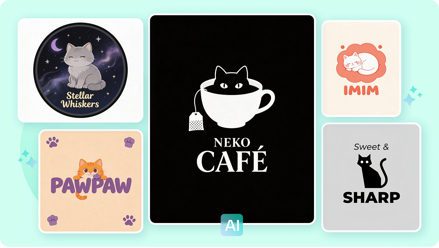 Create High Quality Cat Logo Designs In Dreamina With No Skills