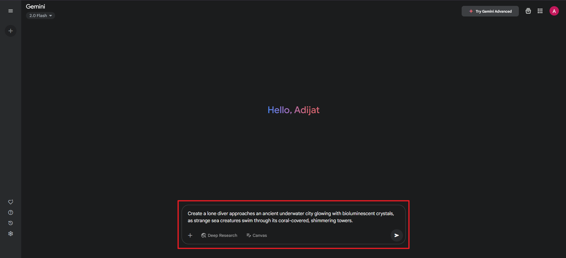 Generador de imágenes ai Gemini