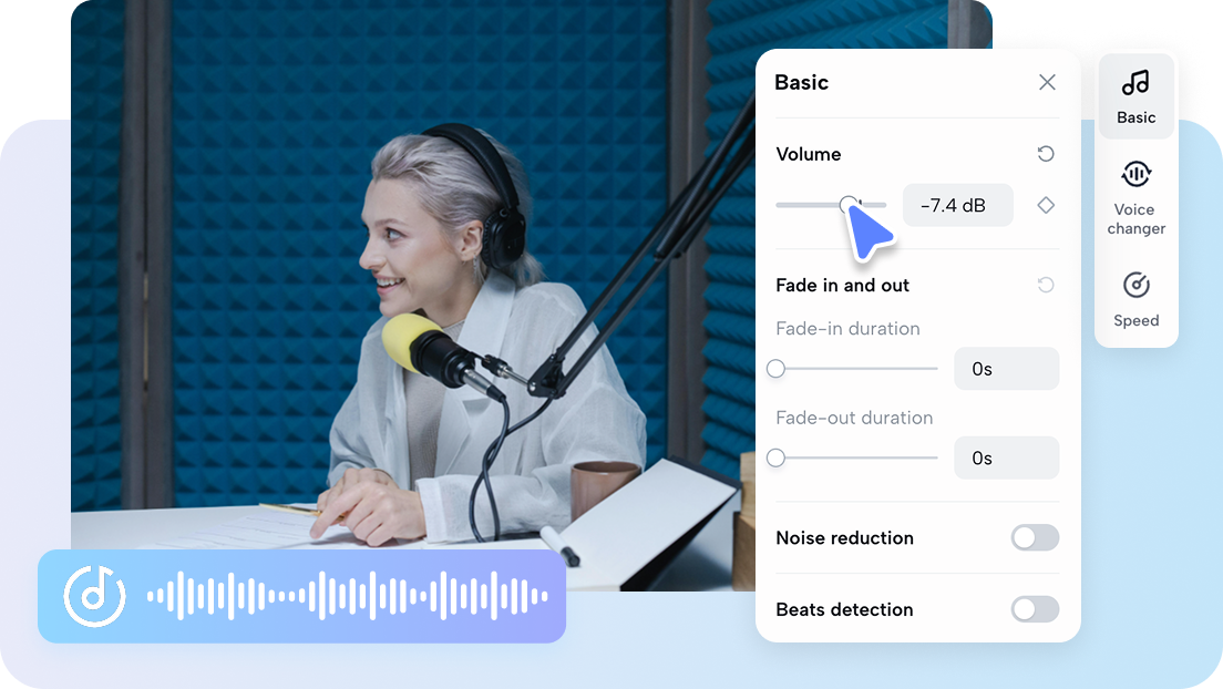 Advanced audio customization and filters