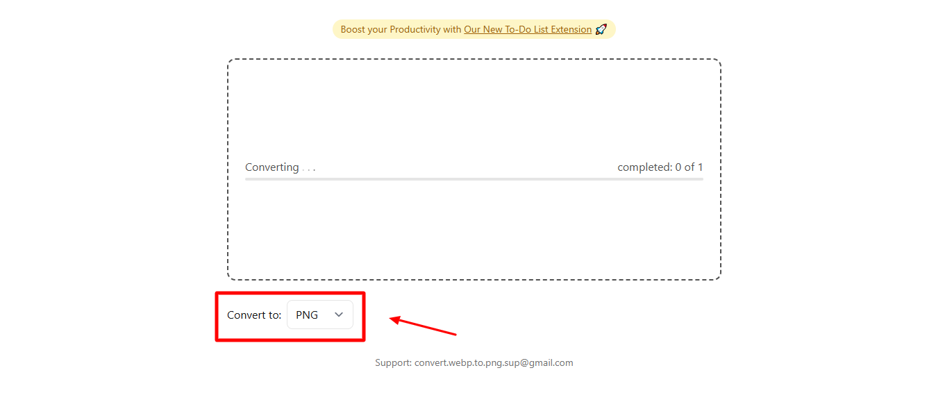Conversion in process