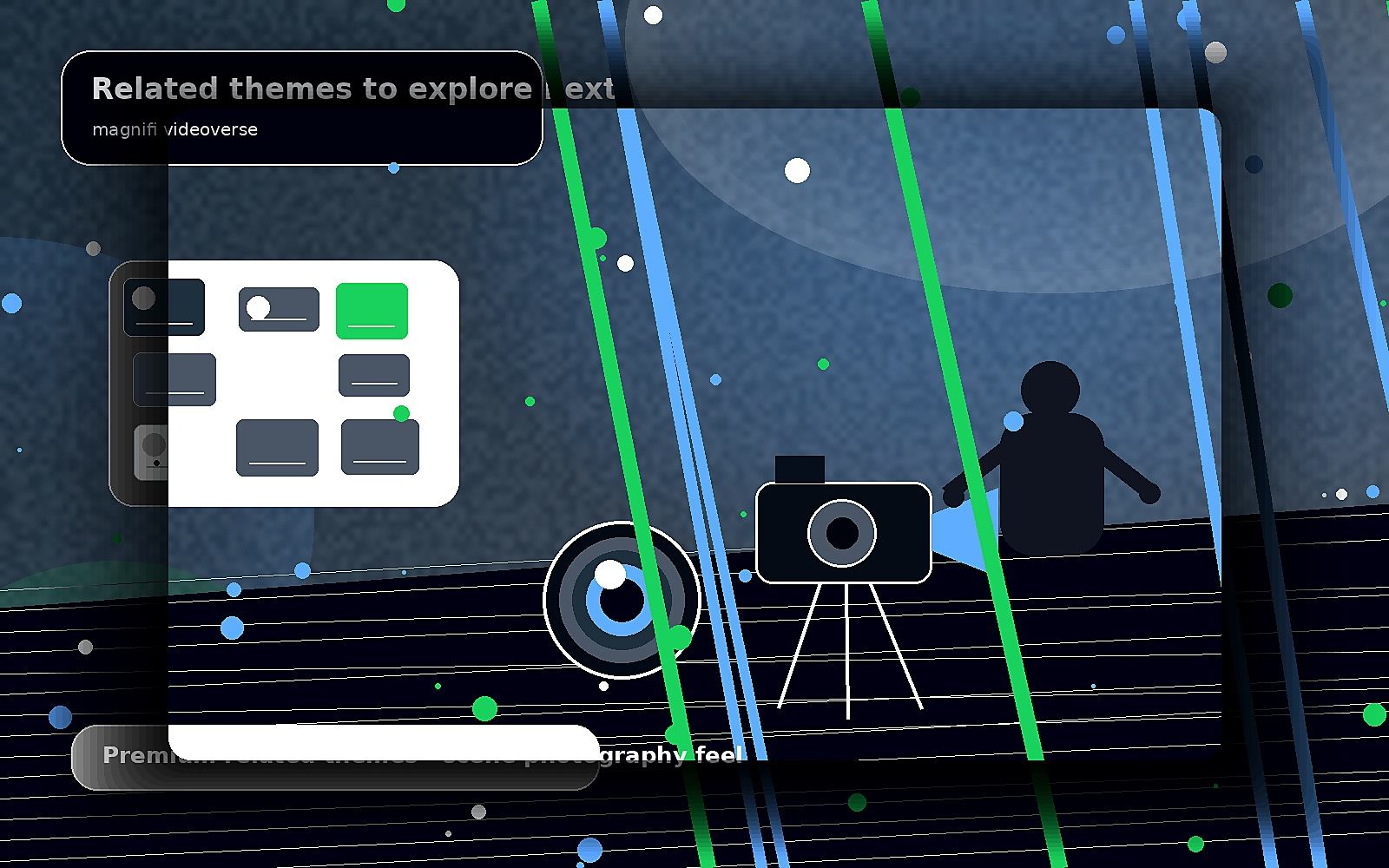Related themes to explore next — premium scene image for magnifi videoverse