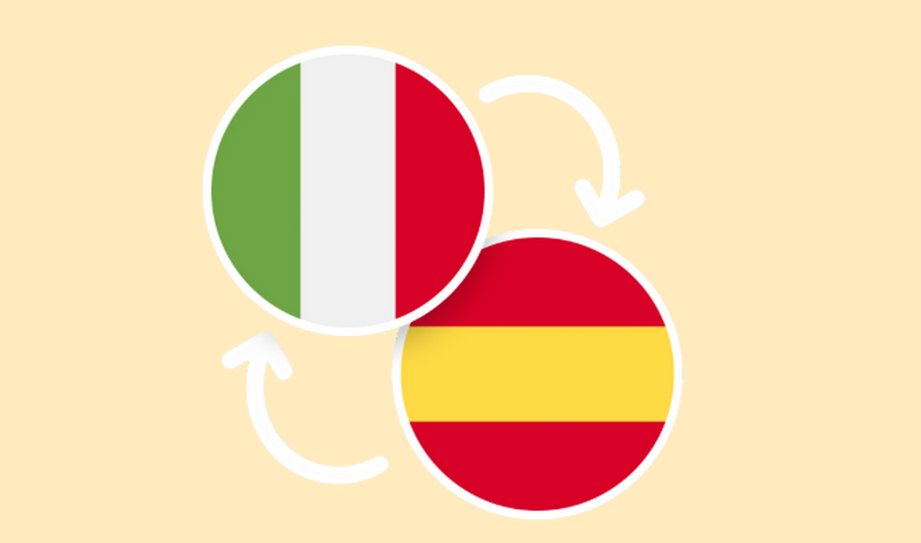 Übersetzung von Italienisch zu Spanisch