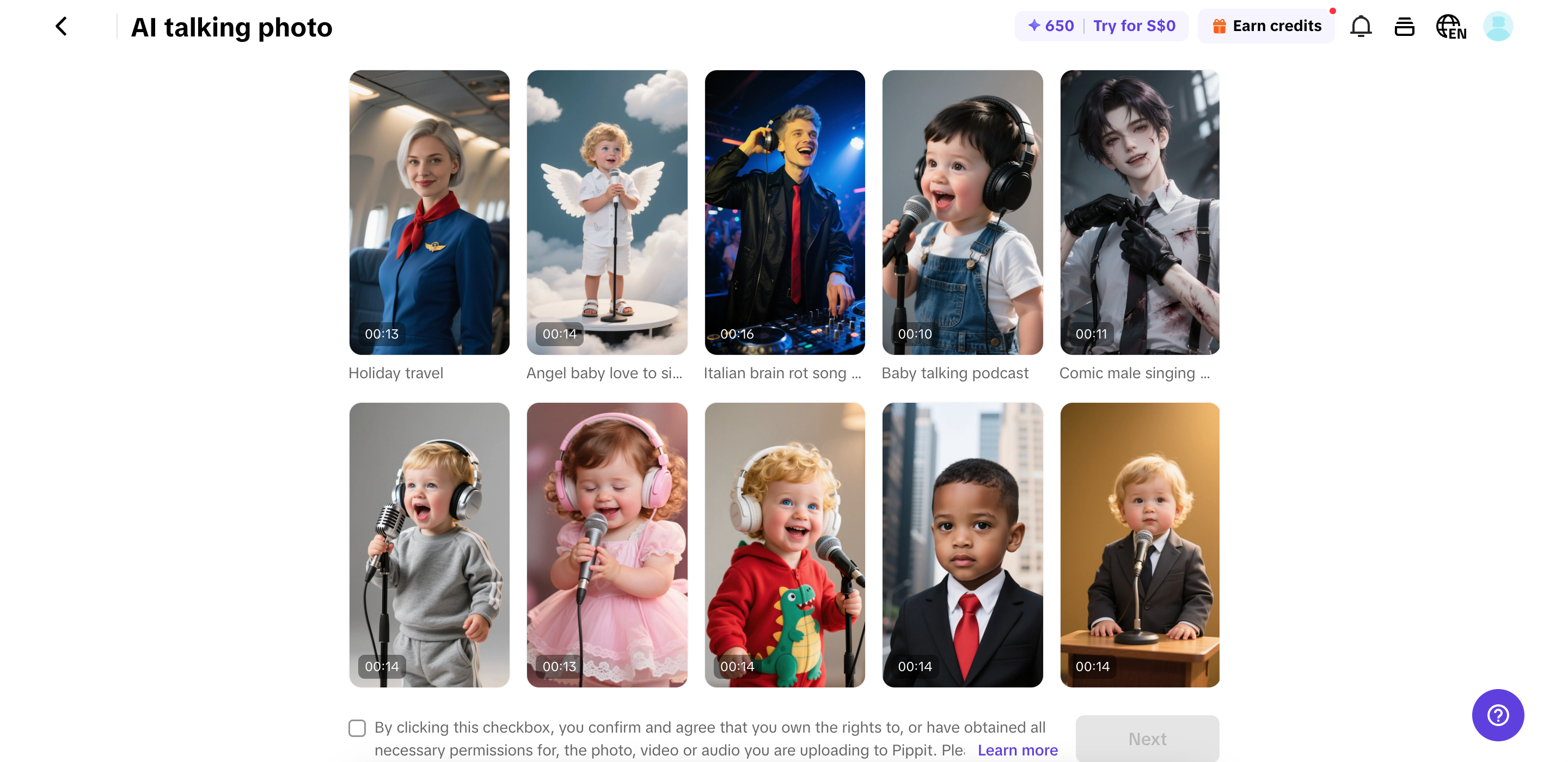 Create personalized talking photos