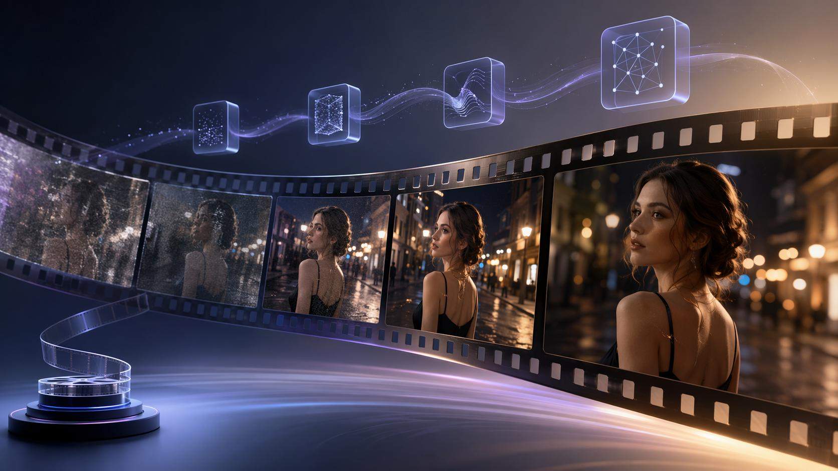 AI Video Retouching example 2