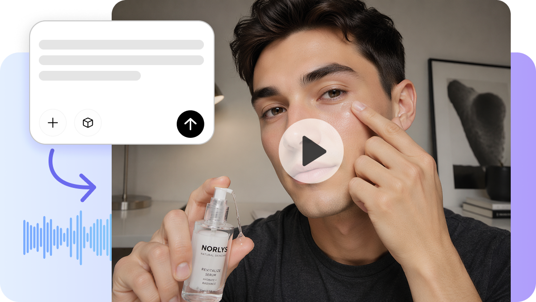 Turn ideas into UGC videos quickly