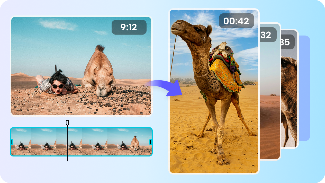 Tukar video panjang kepada Seluar Pendek dengan mudah