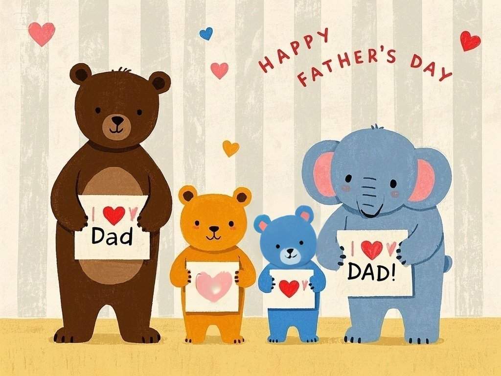 Tarjeta de familia animal