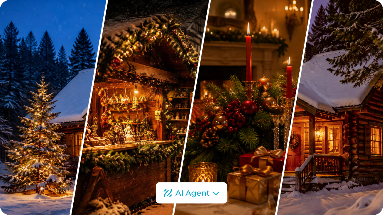 Gumawa ng walang katapusang mga variation ng larawan ng Pasko gamit ang AI Agent