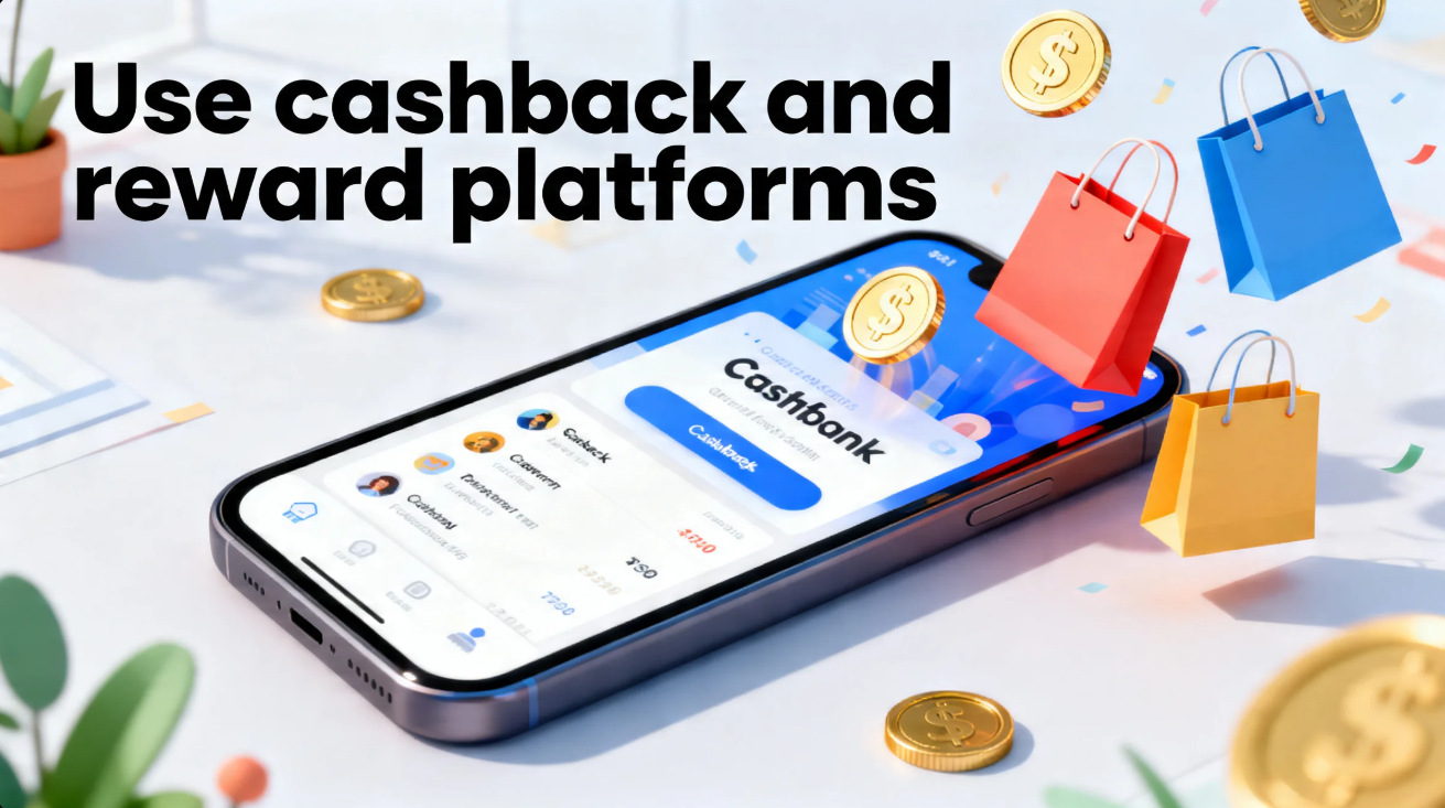 Use cashback and reward platforms