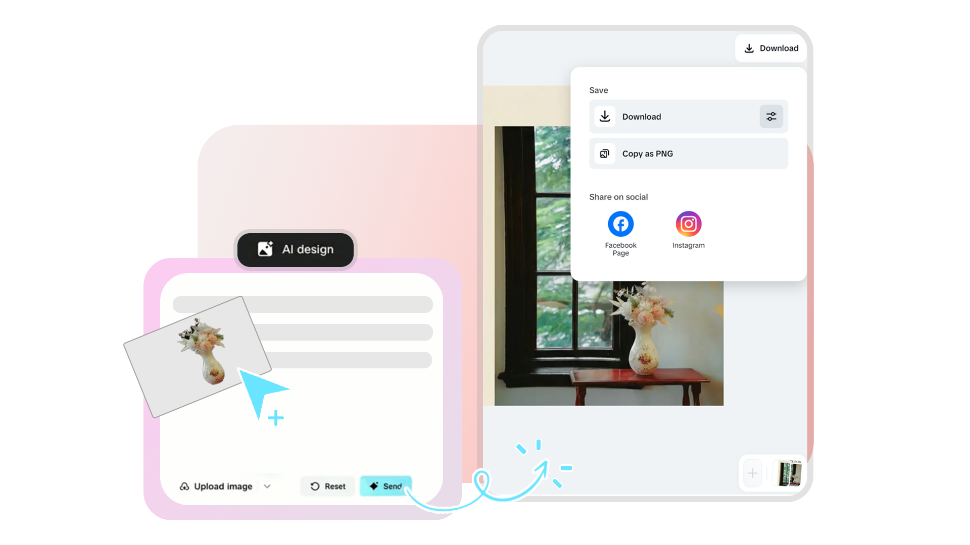 Export and share Ramadan poster