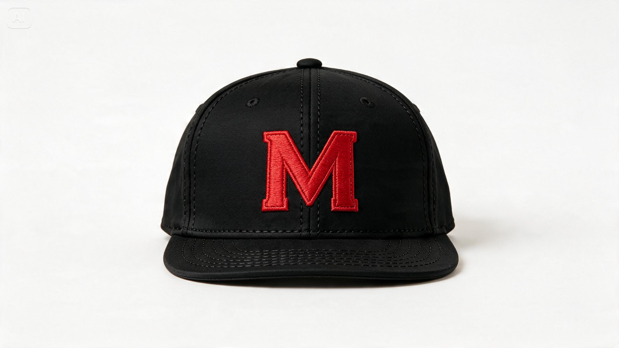 Invite pour une casquette snapback avec un logo de la marque