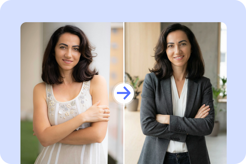 Modern tech industry headshot