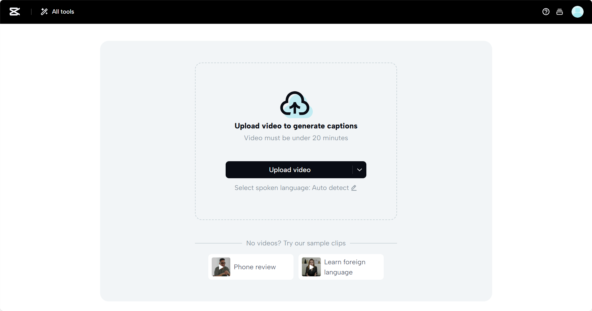 AI captions