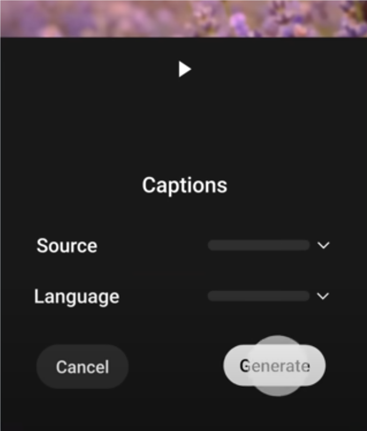 Generate Captions in YouTube Create