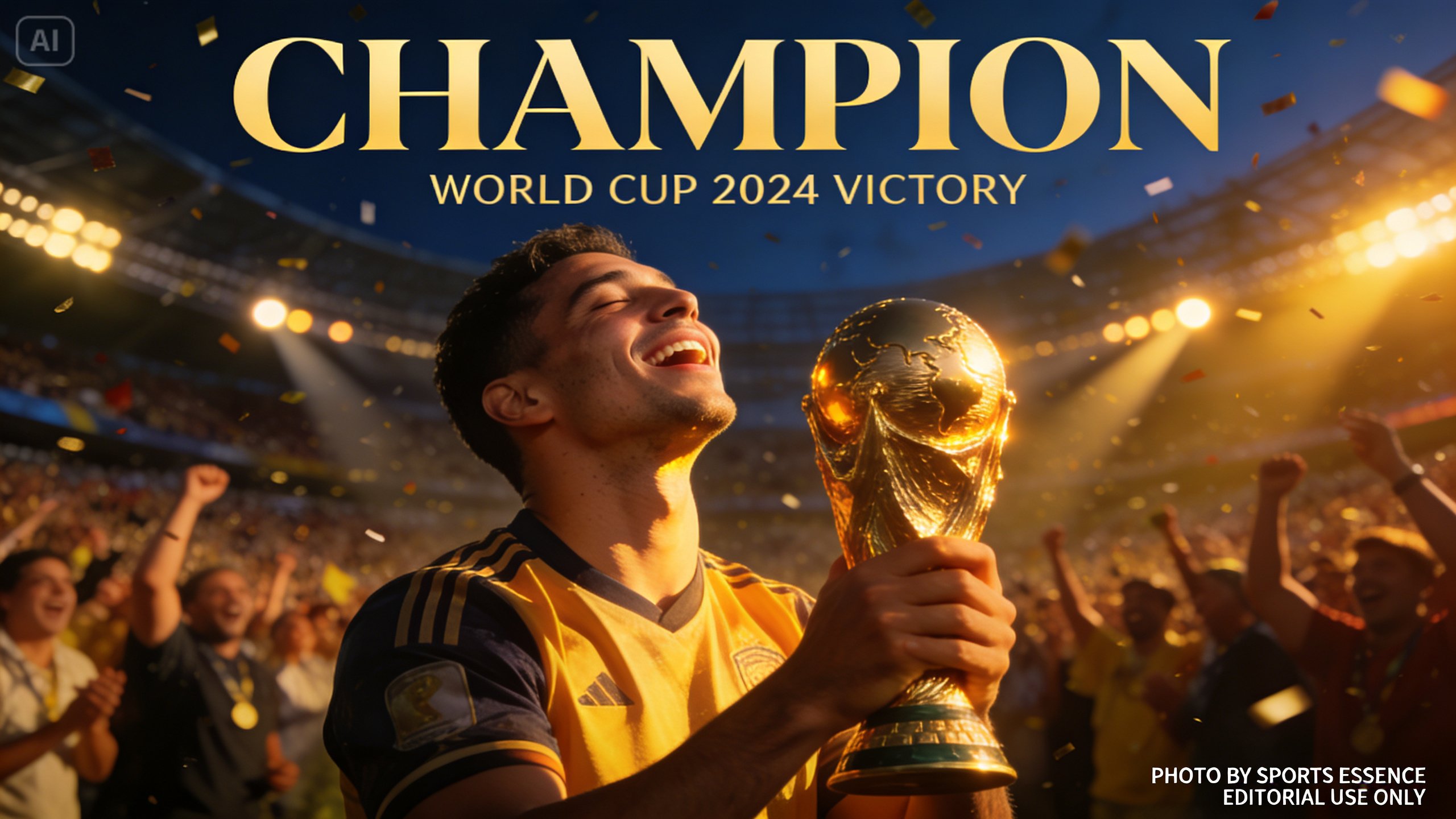 Solicitarea posterului Cupei Mondiale AI FIFA