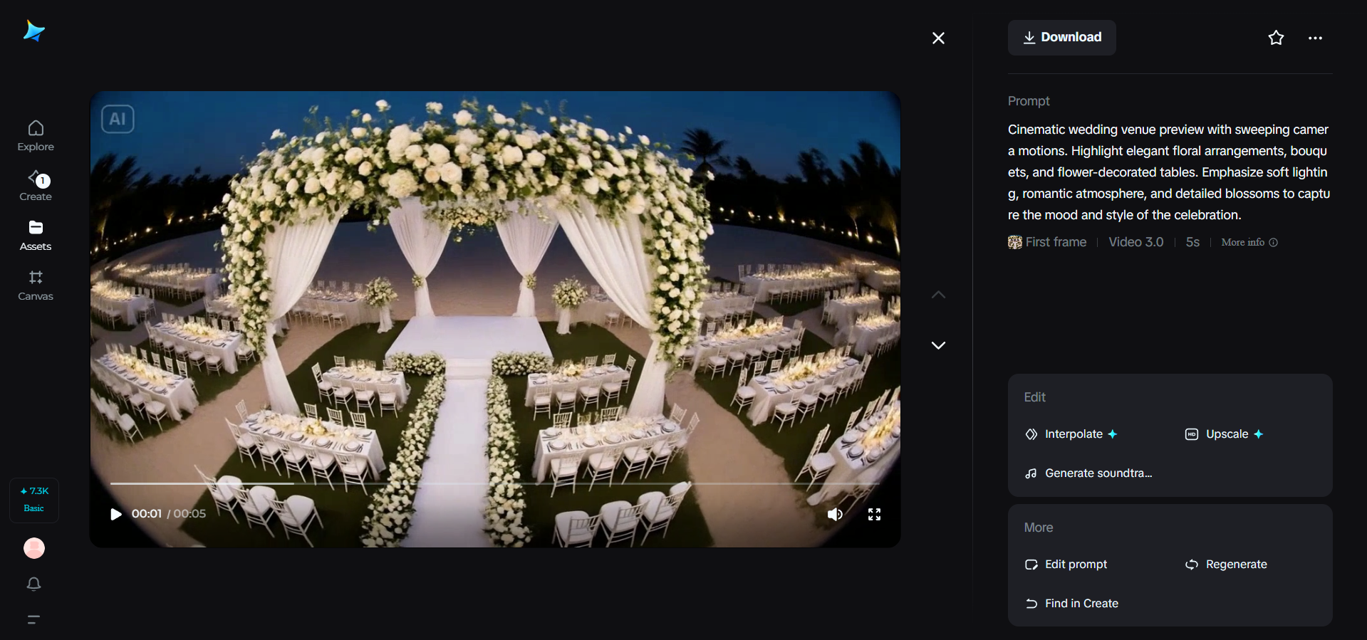 Pratonton lokasi &amp; hiasan, idea video