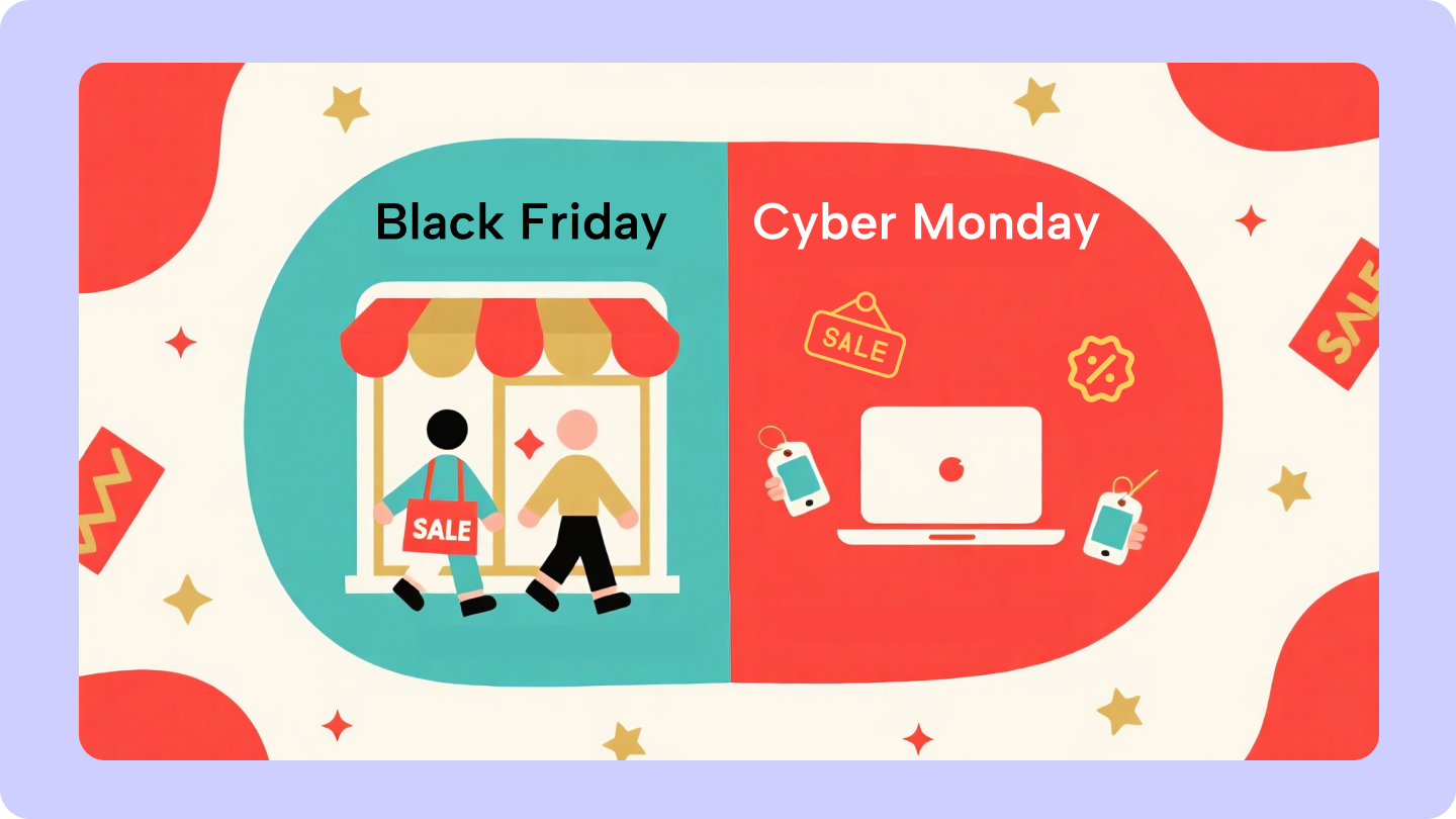블랙 프라이데이 vs 사이버 먼데이