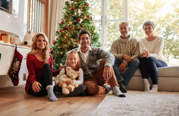 Among the Christmas trees