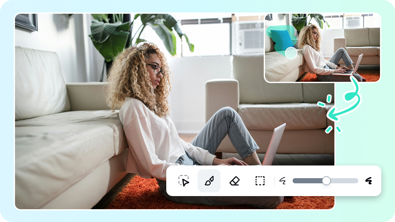 Remove unwanted elements with CapCut AI editing