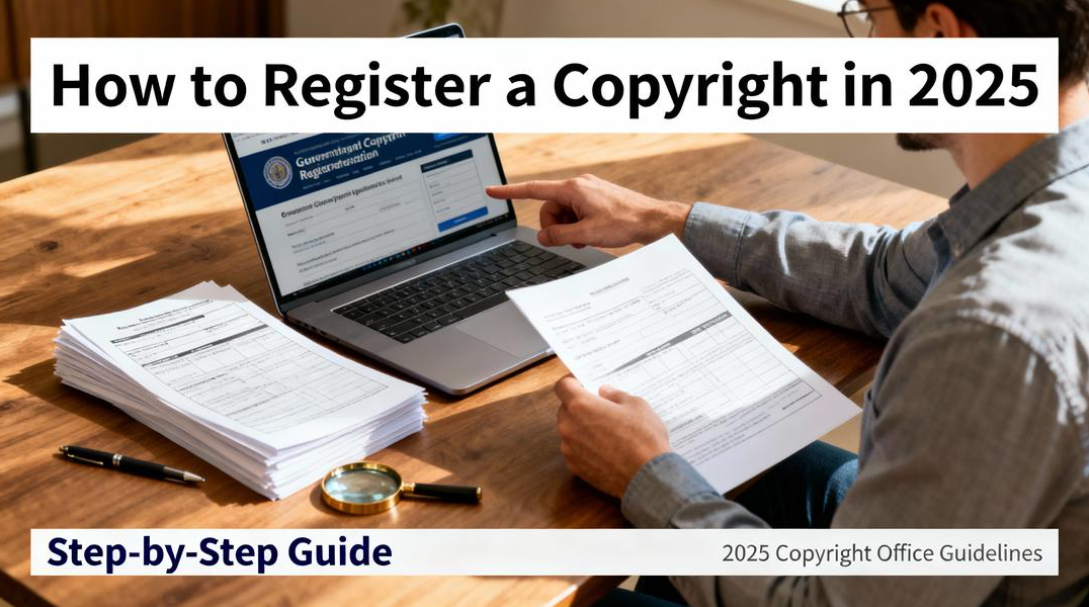 Mga hakbang sa pagpaparehistro ng copyright