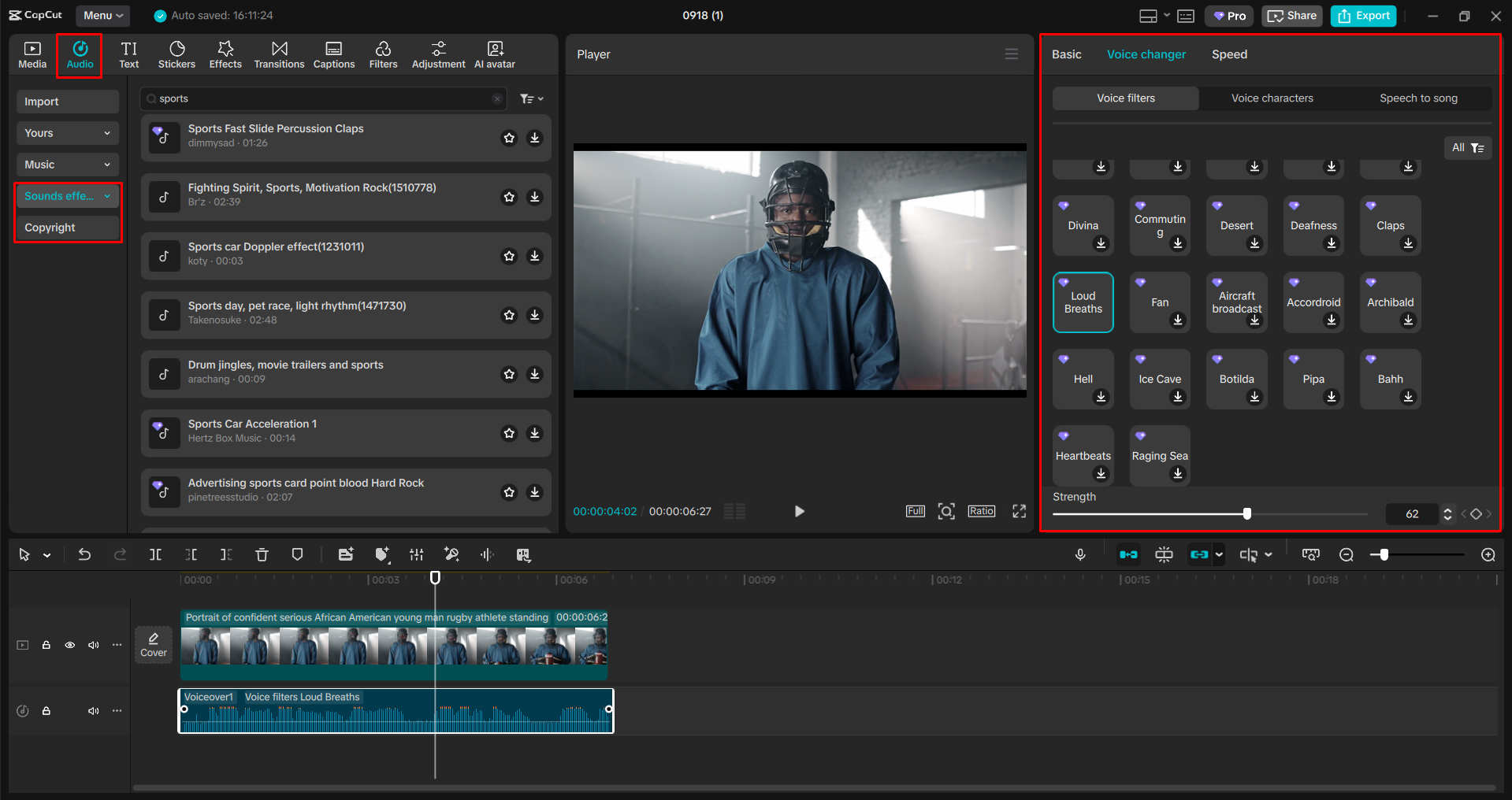 Transforming video voice with the CapCut desktop video editor