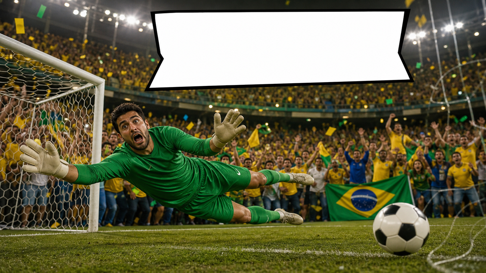 Réaction des fans de football IA meme prompt