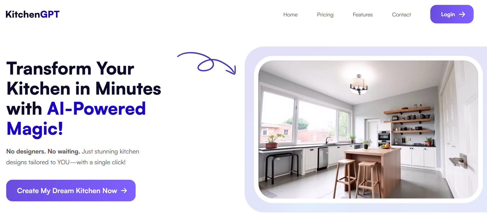 KitchenGpt AI kitchen design generator