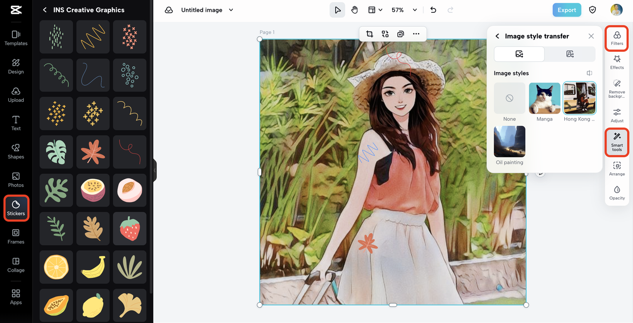 edit image