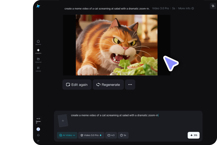 Meme do criador de vídeo