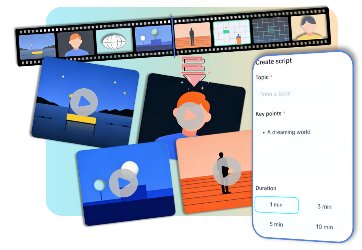 AI video tools for long video repurposing