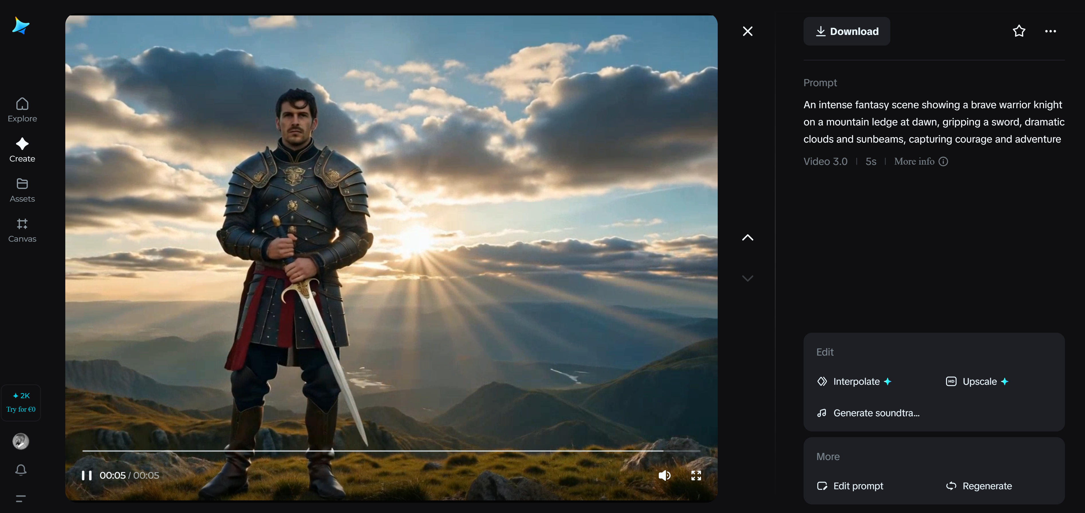 Video image for entertainment gaming