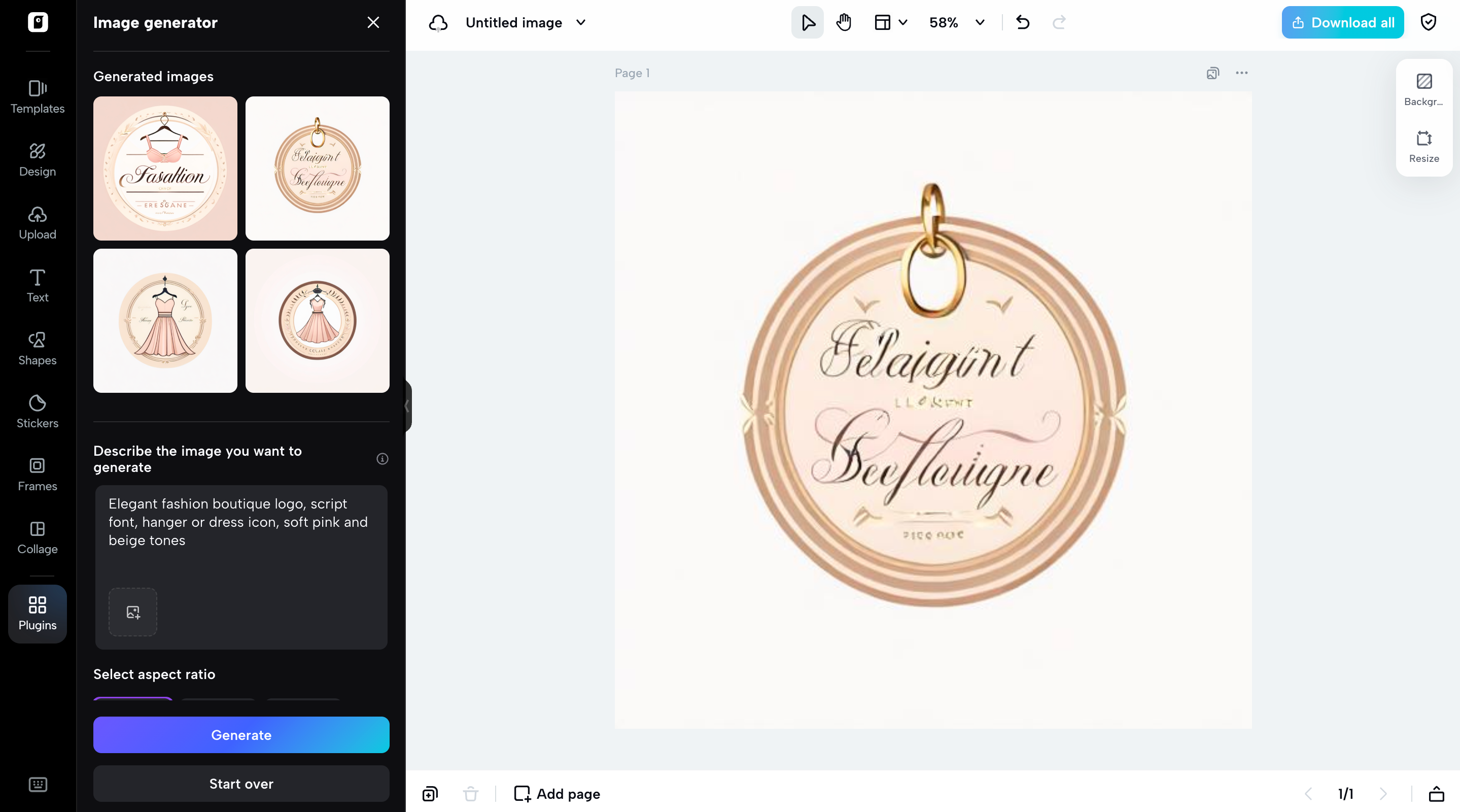 AI-powered design assistance